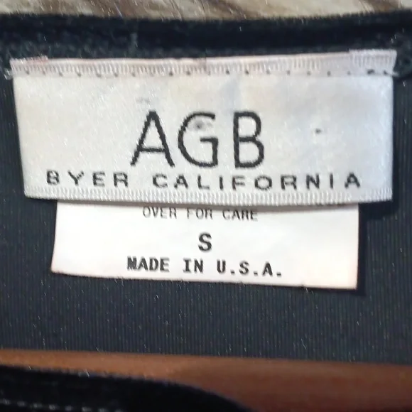 AGB black velvet tank..VINTAGE - Picture 3 of 3